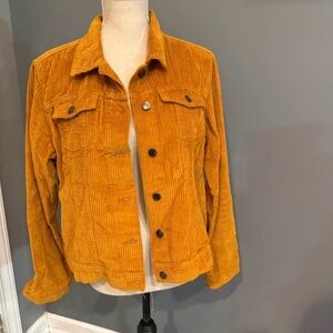 Per Se Golden Corduroy Utility Jacket